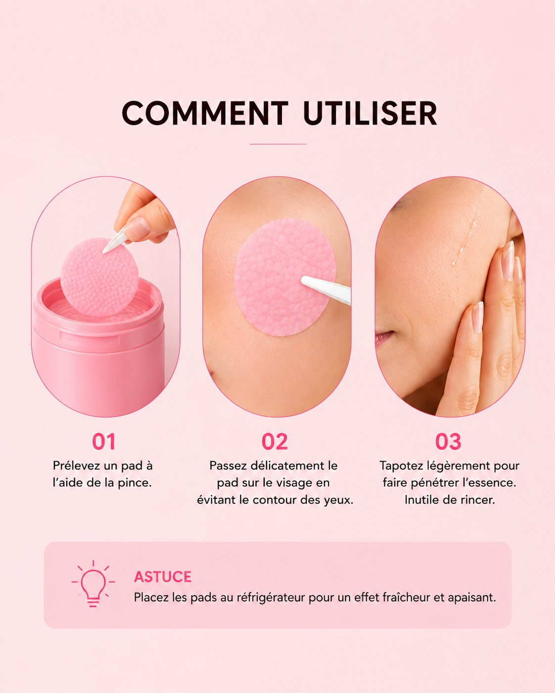 ROSEA PINK PADS