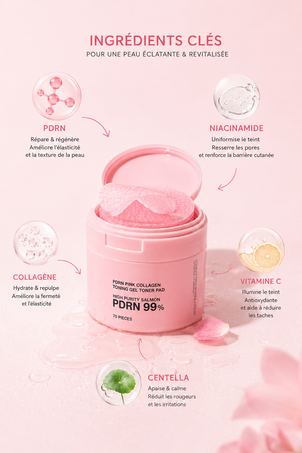 ROSEA PINK PADS